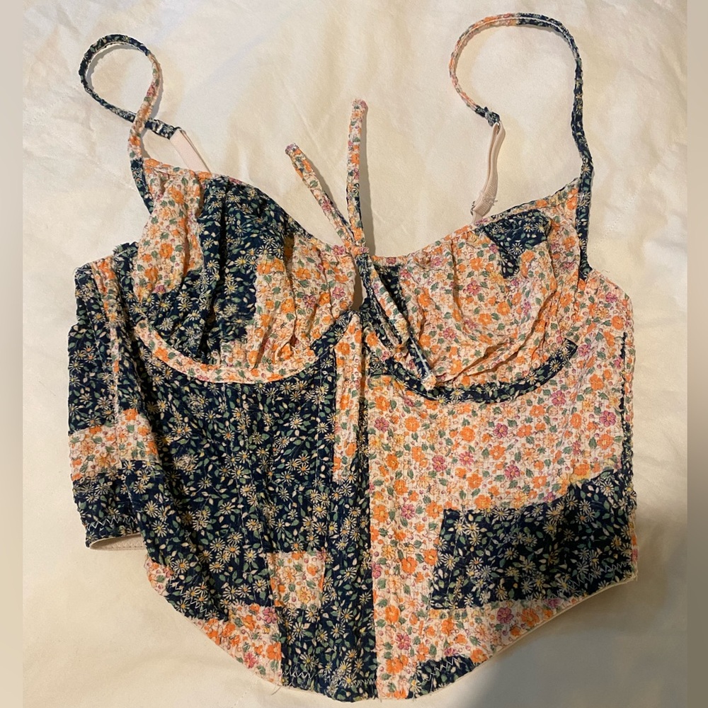 Floral corset